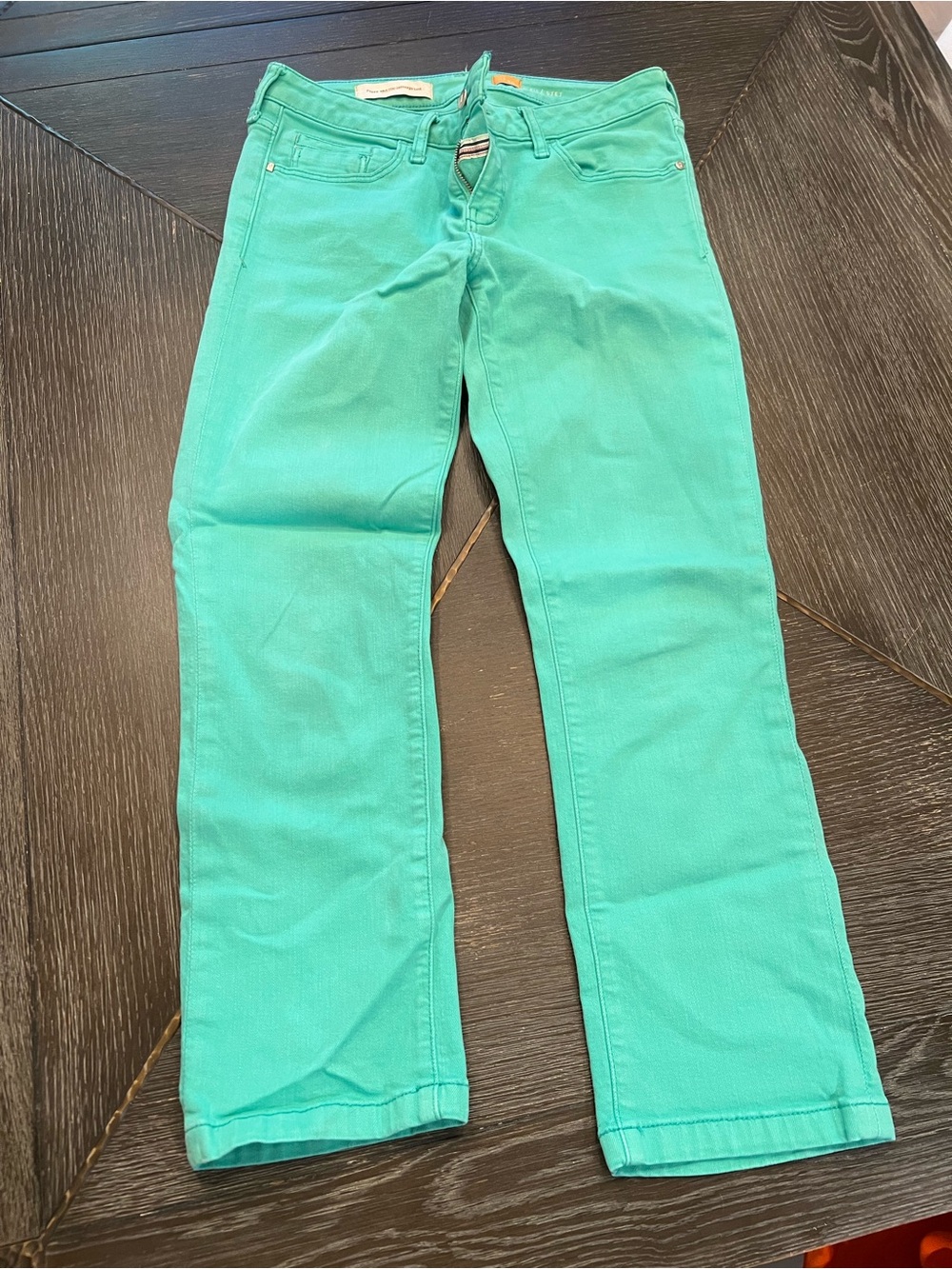 Pilcro Women’s mint Turquoise Jeans -